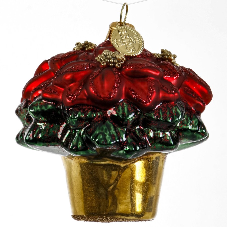 BLOMST JULESTJERNE 7 CM R�D