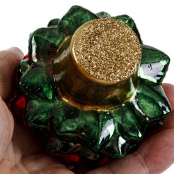 BLOMST JULESTJERNE 7 CM R�D