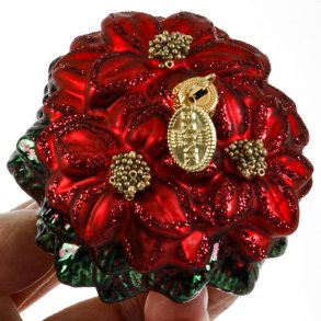 BLOMST JULESTJERNE 7 CM R�D