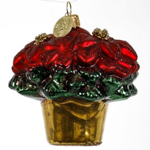 BLOMST JULESTJERNE 7 CM R�D