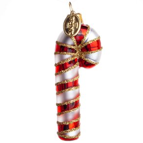 SUKKERSTOK 8 CM RD GULDFARVET