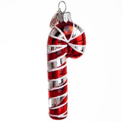 SUKKERSTOK 8 CM RD SLVFARVET