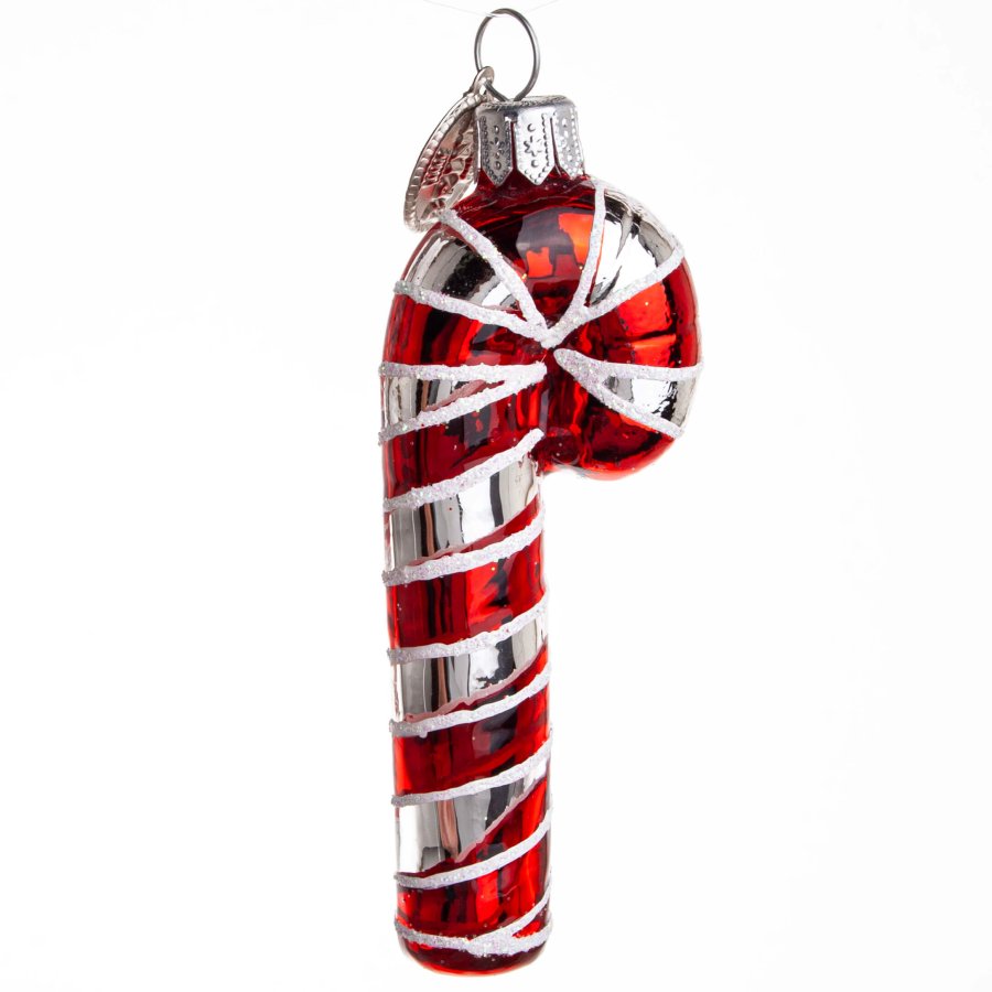 SUKKERSTOK 8 CM RD SLVFARVET