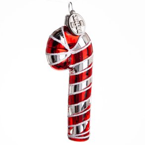 SUKKERSTOK 8 CM RD SLVFARVET