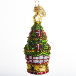 JULETR 8 CM DANNEBROG 