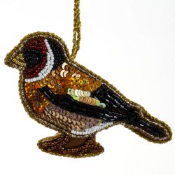 BRODERET STILLITS 10 CM