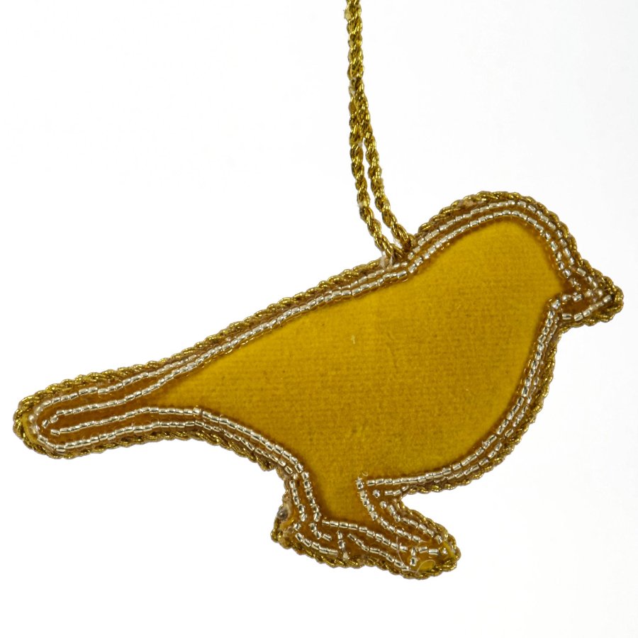 BRODERET MUSVIT 10 CM