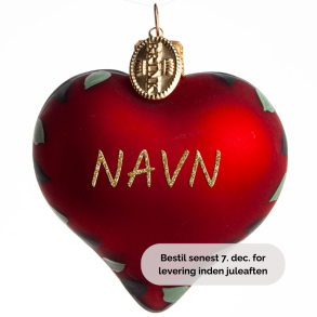 HJERTE MED NAVN 5 CM RDT