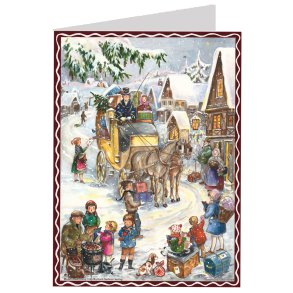 JULEKALENDER POSTKORT 40149