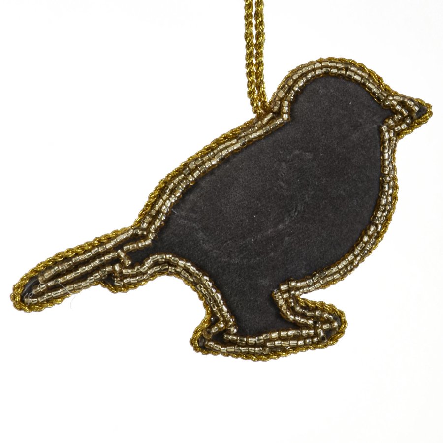 BRODERET R�DHALS 10 CM