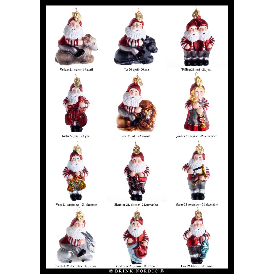 STJERNETEGN STENBUK 8 CM