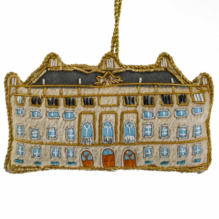 BRODERET AMALIENBORG 10 CM