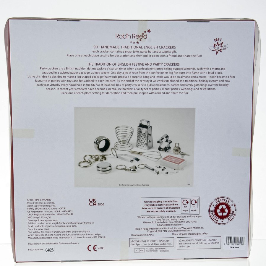 KNALLERT 30 CM JULESTJERNE 6 STK