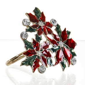 SERVIETRING 5 CM KRANS JULESTJERNER