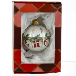 JULEHYGGE 6 CM HVID