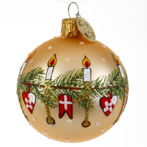 JULEHYGGE 6 CM GULDFARVET