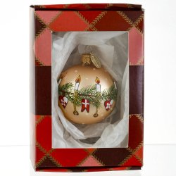 JULEHYGGE 6 CM GULDFARVET