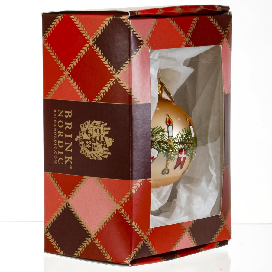 JULEHYGGE 6 CM GULDFARVET