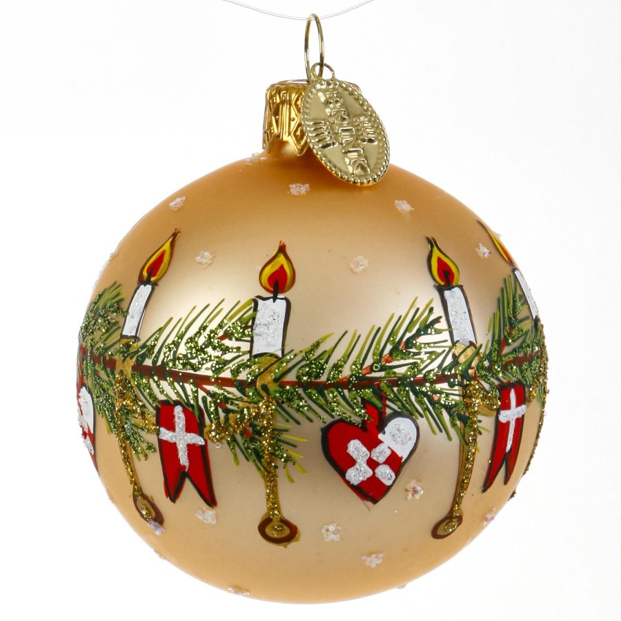 JULEHYGGE 6 CM GULDFARVET