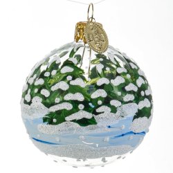 KUGLE 6 CM EVERGREEN