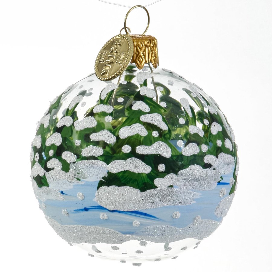 KUGLE 6 CM EVERGREEN