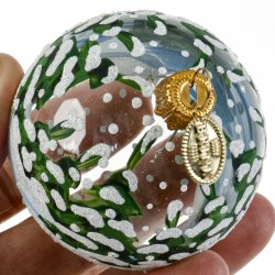KUGLE 6 CM EVERGREEN