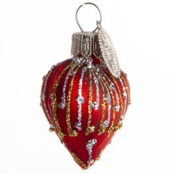 HJERTE MUM 4 CM RUBIN RD MAT