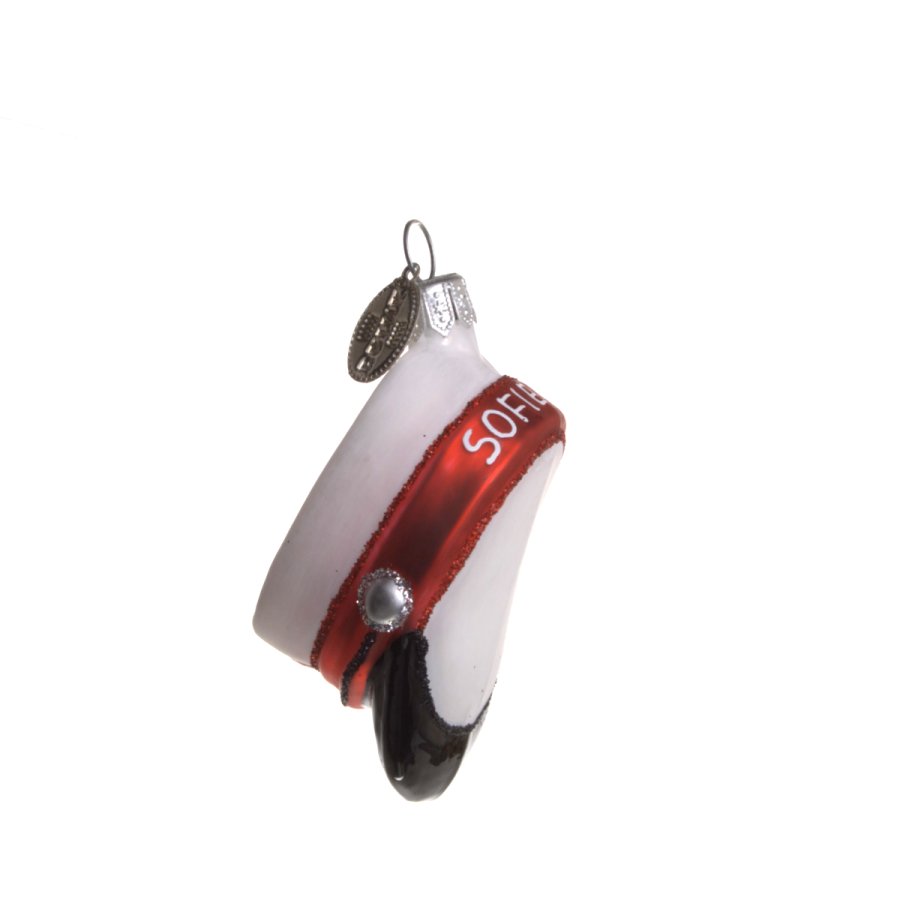 STUDENTERHUE MED NAVN 6 CM RD