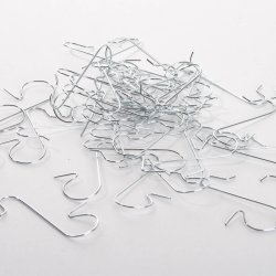 50 STK. KROGE SLVFARVET - 3 CM