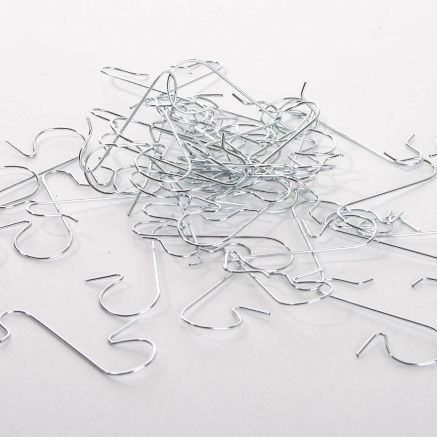 50 STK. KROGE SLVFARVET - 3 CM