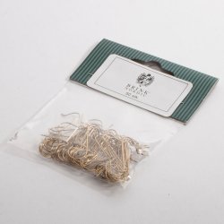 50 STK. KROGE GULDFARVET - 3 CM