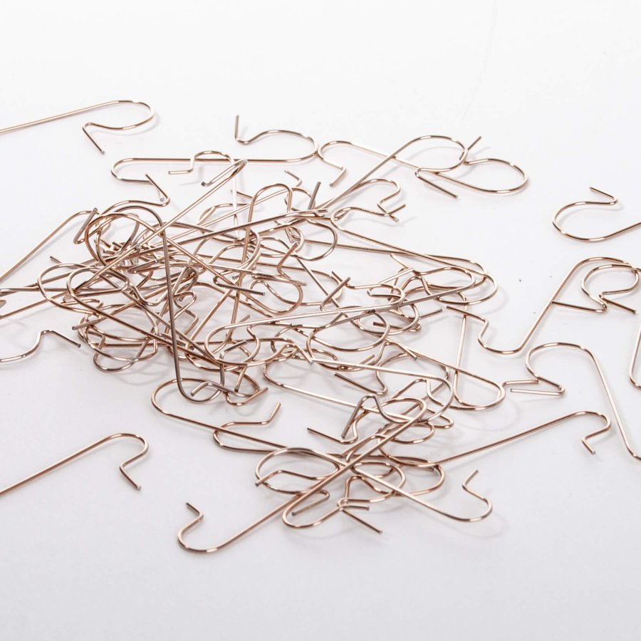 50 STK. KROGE GULDFARVET - 3 CM