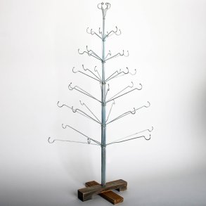 JULETR� 60 CM S�LVFARVET