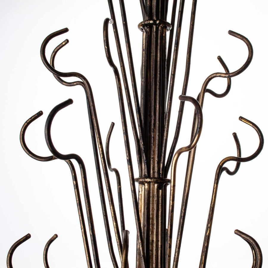 JULETR 60 CM MRK GULDFARVET