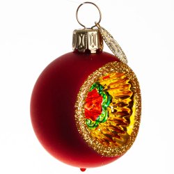 REFLEKTOR KUGLE 4 CM RD MAT