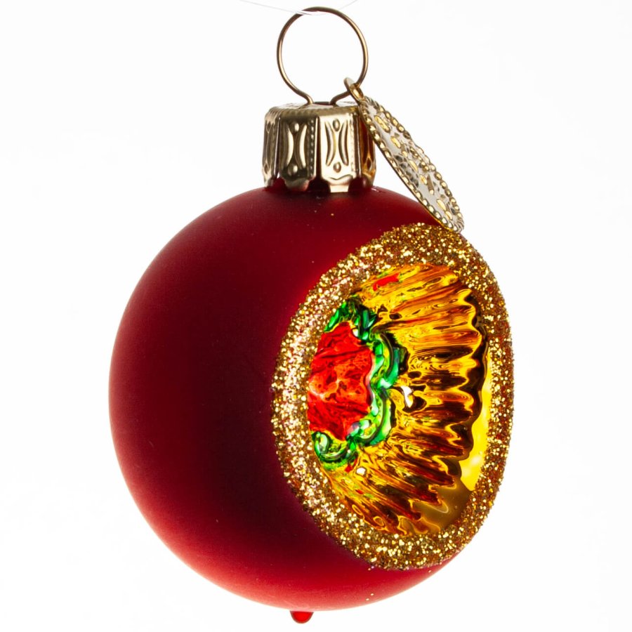 REFLEKTOR KUGLE 4 CM RD MAT