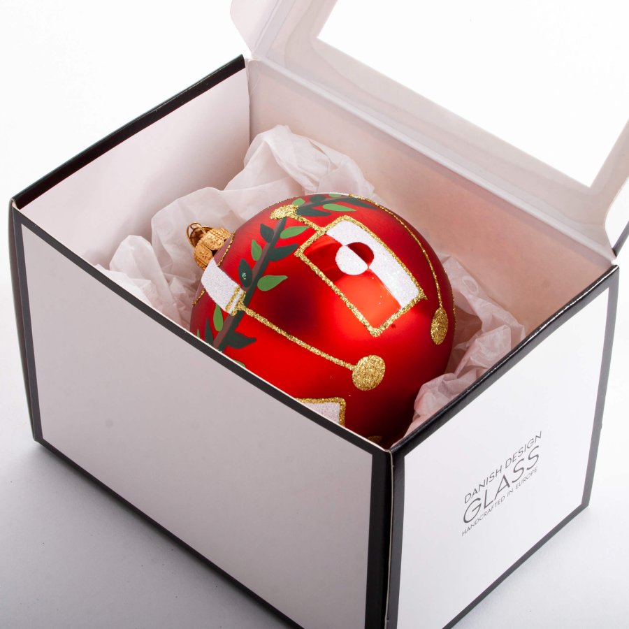 KUGLE FLAG 8 CM GRNLAND