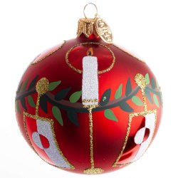 KUGLE FLAG 8 CM GRNLAND