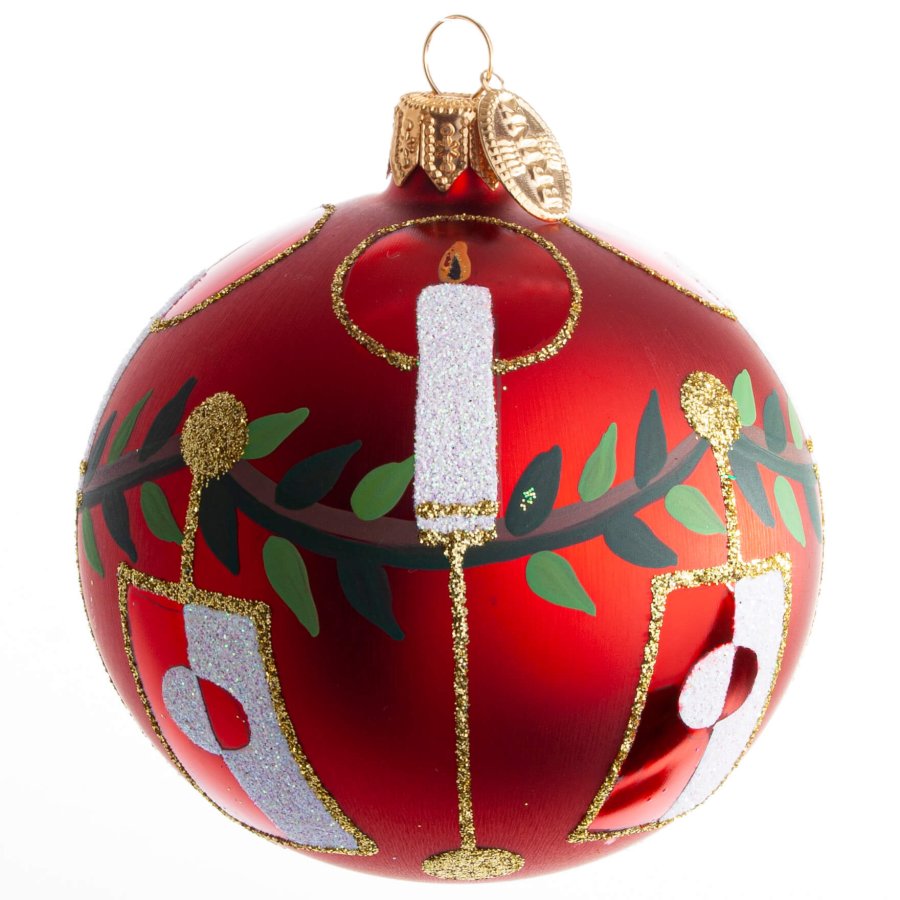 KUGLE FLAG 8 CM GRNLAND