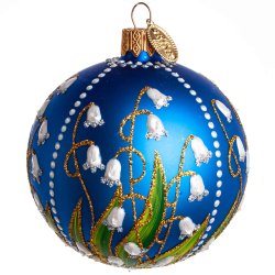 KUGLE LILJEKONVAL 8 CM BL MAT