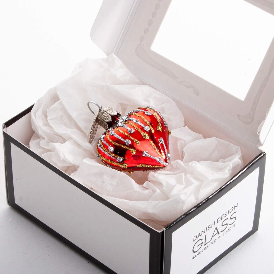 HJERTE MUM 4 CM RUBIN BLANK