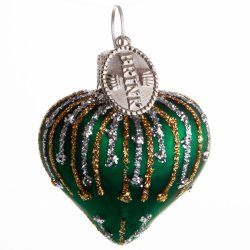 HJERTE MUM 4 CM SMARAGD MAT