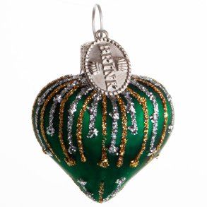 HJERTE MUM 4 CM SMARAGD MAT