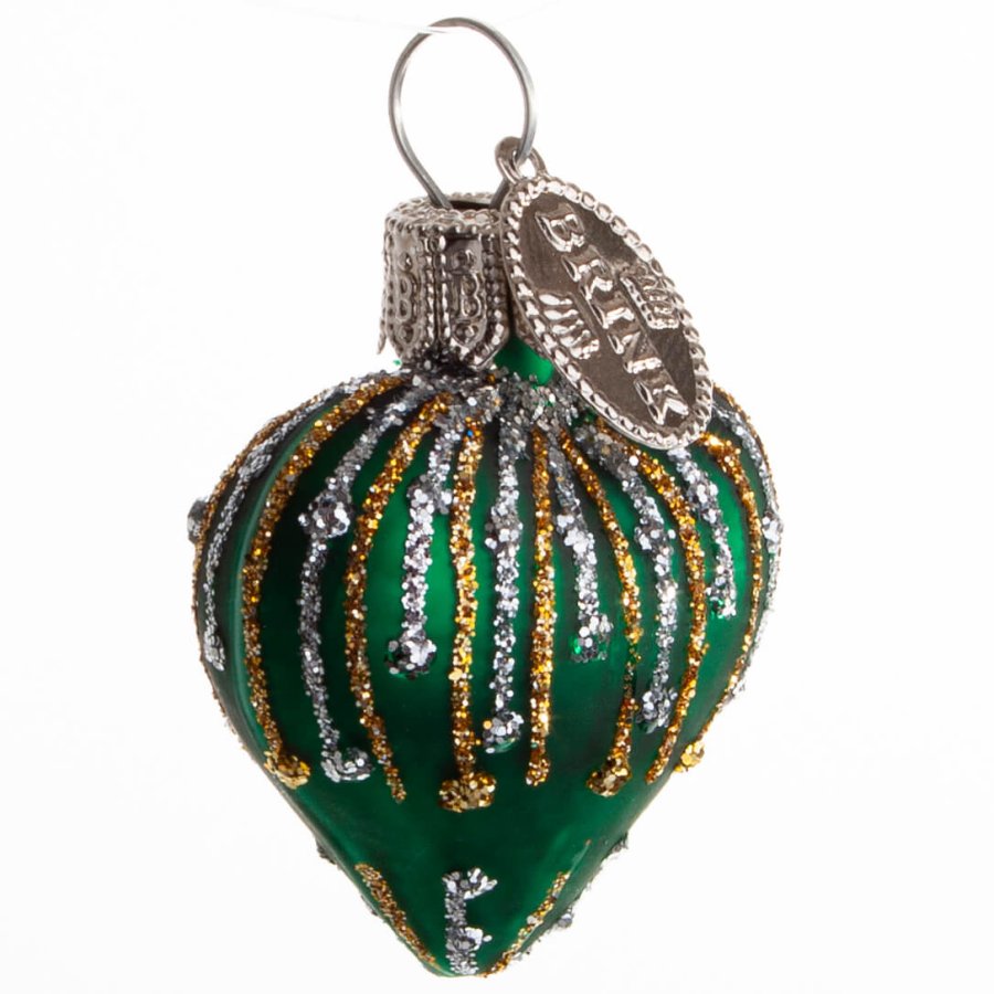 HJERTE MUM 4 CM SMARAGD MAT