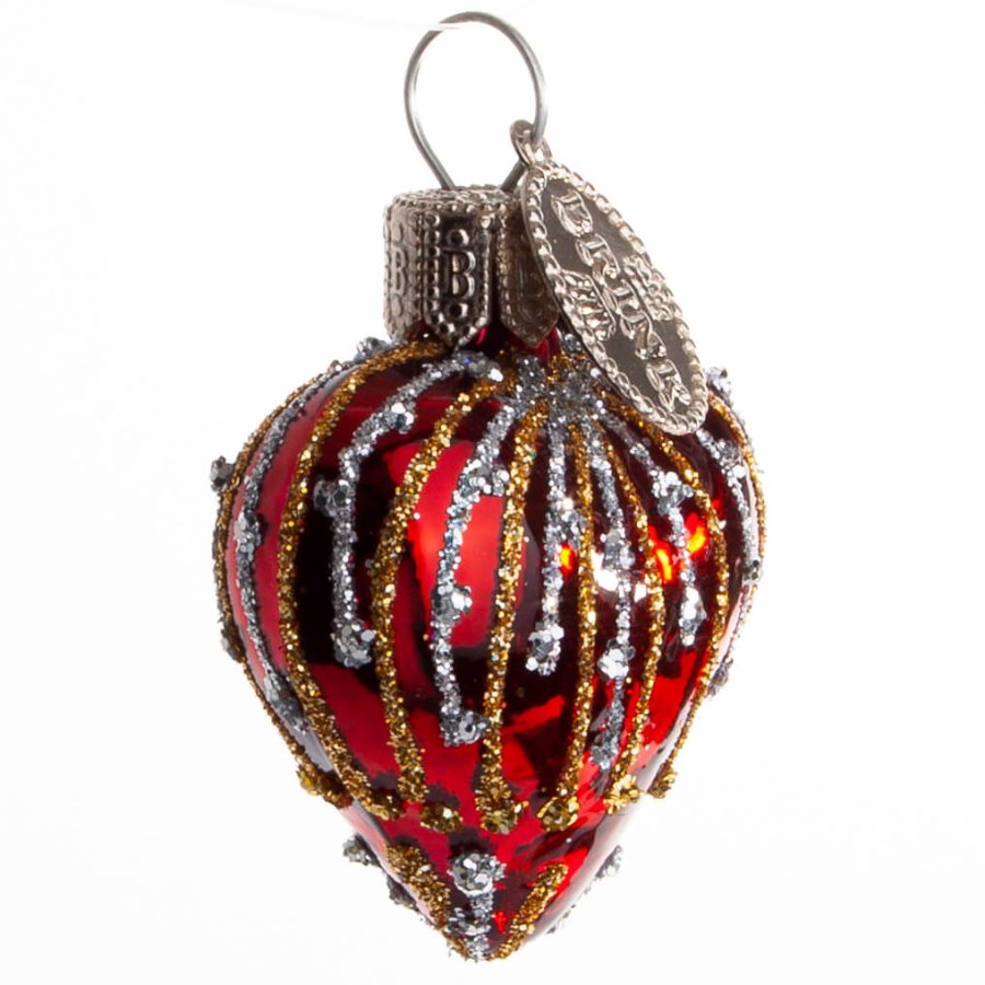 HJERTE MUM 4 CM GRANAT BLANK