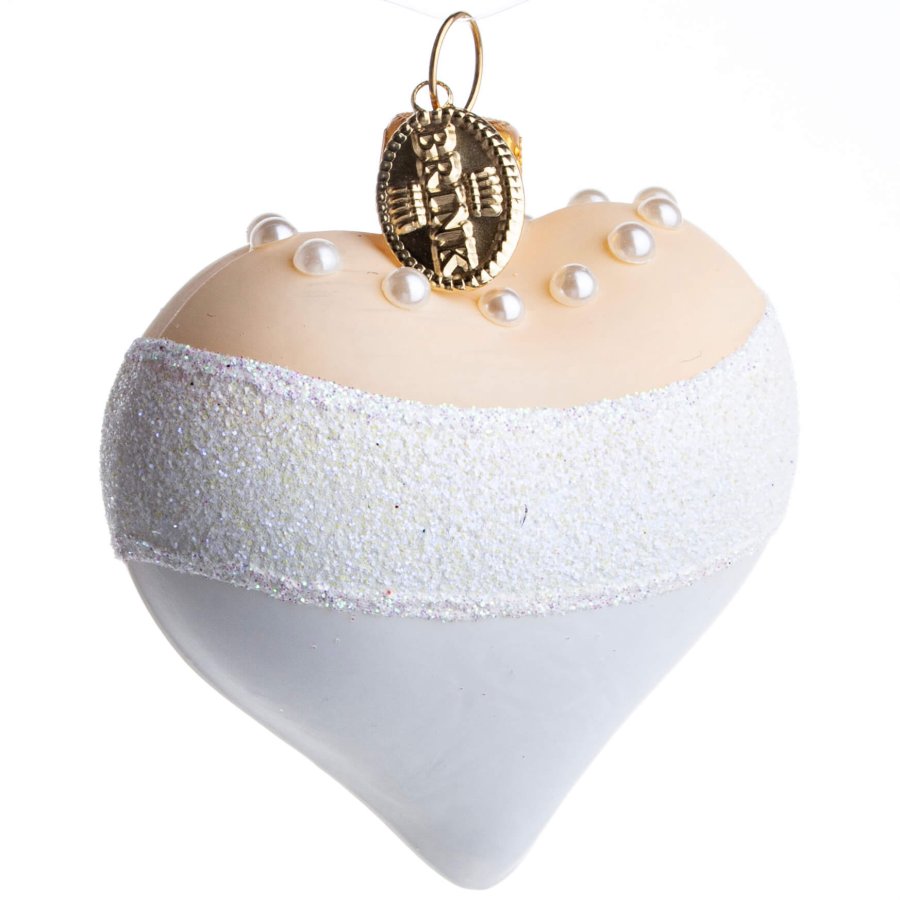 BRYLLUPSHJERTE 5 CM HVID