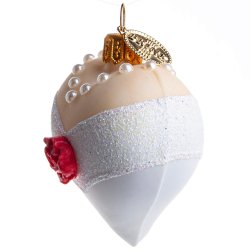 BRYLLUPSHJERTE 5 CM HVID