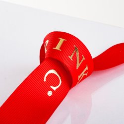 BND LOGO 25 MM X 2,5 M RDT GULDFARVET