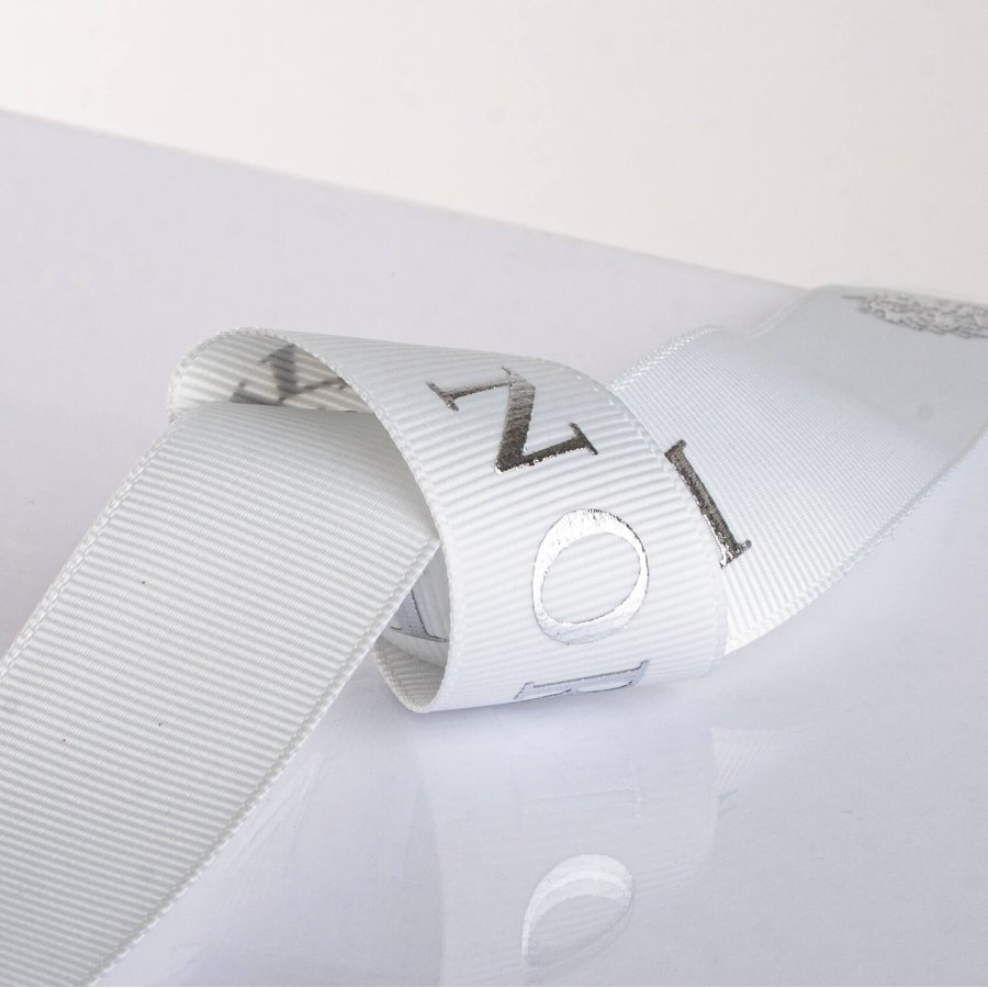 BND LOGO 25 MM X 2,5 M GRT SLVFARVET