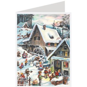 JULEKALENDER POSTKORT 40804